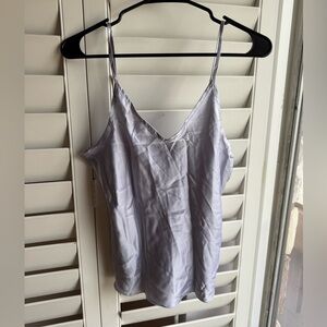 Trashy Lingerie Light Lavender Satin Cami Top sz s